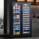 VINGARDE red wine cabinet, constant temperature wine cabinet, large capacity, double-door, built-in, air-cooled, frost-free wine cabinet for home living room, tea beverage, white wine, foreign wine, fruit freshness, refrigerated display cabinet, thick CH-710 full-layer cabinet, 1.91 meters high, 710L