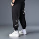Nan Yuqiu large size casual pants men's plus size loose sports casual pants spring and summer fat men's leggings trendy fat man 200 72152 5XL recommended 220-240Jin Jin equals 0.5 kg