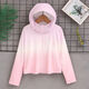 
Tsyu children's sun protection clothes girls and boys summer 2025 new ice silk sun protection clothes thin coat summer protection purple F9929 160