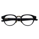 Four Nines999.9 Cadre de lunettes importée du Japon pour hommes et femmes, planches de mode de luxe légères + Titanium Full Frame Myopia Glasses Frame M-150 9903 Black