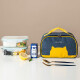 Maxcook Insulated Bag Lunch Box Bag Fresh-keeping Bag Portable Tote Bag Aluminum Foil Bag 26*19.5*16cmMCFT5367
