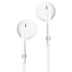 Newmine XL08 semi-in-ear wired headphones, mobile phone headphones, music headphones, 3.5mm interface, suitable for computers, laptops and mobile phones, white