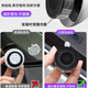 Car rearview mirror small round mirror blind spot reversing ultra-clear auxiliary reflective mirror 360-degree panoramic wide-angle suction cup type white