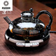 Bencheng alemán importado calidad nórdica lujo de lujo big-bow fushi olla eléctrica estufa de cerámica aislamiento para aislamiento de té de té de té resistente al calor de la olla de rata de rata 701 ml (inclusive) -800ml (inclusive)