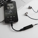 Questyle Sound Lossless Transmission Type-C Audio OTG Adapter Cable iOS Android Universal Black Lightning to Type-C