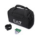 Armani (Armani) EA7 Herren/Frauen neutrales Handheld One-Shoulder Crossbody Bag Training Gymbagentasche 7x000012 AF12157 UC001 Schwarzer Logo-Offset-Druck