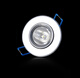 LED small spotlight 3W color spotlight opening 5cm 6cm bar wine cabinet bull's eye lamp downlight ceiling 5.5 hole lamp 3W luxury white light (opening 6-7.5CM)