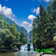 Shantoulin Village Satill Anker Hintergrund Tuch 3d dreidimensionales Internet Promi Live Broadcast Room Hintergrund Landschaft Outdoor-Landschaft Hintergrund Tuch ZP-10975 3 Meter breit + 2,5 Meter hoch