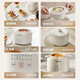 Joyoung electric stew pot small capacity 1L household baby porridge pot baby food supplement pot soup bird's nest electric stew pot water-proof stew household white porcelain multi-function pot GD103 (anti-scald handle) 1L