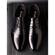 
Kadile Crocodile High-end Brand Leather Shoes Men's Korean Style Business Casual Leather Spring British Black Inner Heightening Formal Men's Shoes Breathable Hollow Wedding Shoes Real Sheep 9905+Brown 38