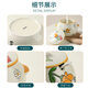 Baijie high temperature resistant ceramic lard jar seasoning jar can be filled with hot oil. 1.5l can hold approximately 2.5Jin. Jin is equal to 0.5kg of lard.
