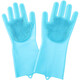 Ferret Fragrance Dog Bath Gloves Pet Cat Bath Brush Anti-Scratch Massage Gloves Thickened 2 Pack