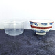Household disposable bowl transparent plastic soup bowl family pack 20 pieces 500ml thickened supermarket quality barbecue tableware thickened bowl 5 pack total 100 pieces without lid