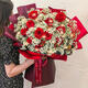 National flower city delivery 33/99 real red roses bouquet express delivery to girlfriend and wife gift delivery 11 red roses bouquet
