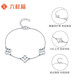 Liuguifu Jewelry PT950 platinum bracelet sparkling four-leaf clover platinum bracelet for women PT0400008 5g