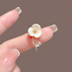 Timo shell camellia simple small exquisite flower palace cheongsam accessories brooch corsage pin anti-exposure buckle women's shell camellia brooch A24-210