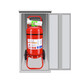 Huajie 304 thickened stainless steel 35kg trolley dry powder fire extinguisher box 50kg trolley type fire extinguisher box 2 pieces 201 stainless steel 1.0 thick 35kg 1 piece