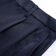 Ayo Fat Autumn and Winter Business Large Size Suit Pants Men's Anti-wrinkle No-Iron Double-pleated High-waisted Deep Casual Pants Navy Blue 40/3 Feet