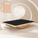 Square wooden balance board fitness balance platform trainer adult training balance anti-slip balance board square black
