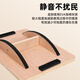 Square wooden balance board fitness balance platform trainer adult training balance anti-slip balance board square black
