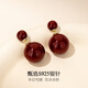 Qlady temperament double-sided red round beads silver needle earrings 2025 new temperament high-end light luxury earrings women's New Year earrings