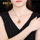 BOGLIA 22.86 carat citrine pendant for women 18k gold inlaid with colored gemstones niche high-end gift for girlfriend 22.86 carat