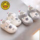 G.duck baby sandals summer baby shoes men's soft sole non-slip one year old infant shoes 6-12 months female toddler shoes 8 ZB-10 gray 15 inner length 11.5 cm