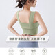 Bo Naling Yoga Wear Women's Suit Yoga Vest Bra Sports Suit Trousers with Chest Pad Two-piece Pilates Training Suit Green M 90-110Jin Jin is equal to 0.5 kg