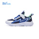 361 Children's Shoes Children's Running Shoes 25 Autumn Cushioning Campus Sports Shoes for Boys and Girls 3-14 Years Old Blue 33