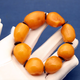 Menbin Hengfulong Natural Beeswax Sea Drift Seed Bracelet Large Men's Raw Baltic Russian Raw Stone Bracelet Single Circle 63