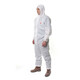 3M 4515 protective clothing white hooded one-piece dust-proof spray painting work anti-particle industrial comfortable breathable work clothes isolation clothing white white L