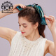Royal sasa royal sasa hair accessories high-end oversized bow hairpin ink smudged splicing back head hair accessories hair grab clip