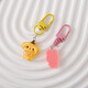 High-value cute cartoon keychain exquisite girls' bag accessories pendant elementary school gift hanging small gift [Transparent Sanrio] 1 package (random)