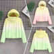 
Tsyu children's sun protection clothes girls and boys summer 2025 new ice silk sun protection clothes thin coat summer protection purple F9929 160