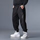 Nan Yuqiu large size casual pants men's plus size loose sports casual pants spring and summer fat men's leggings trendy fat man 200 72152 5XL recommended 220-240Jin Jin equals 0.5 kg