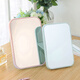 Small mirror makeup mirror student home desktop desktop foldable simple dressing mirror HD square blue trumpet