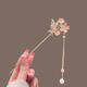 Su Shiliu antique flower hair accessories cherry blossom hairpin girl birthday gift high-end Hanfu cheongsam hairpin hairpin girlfriend small fresh enamel flower hairpin