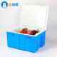 Warm Ice Bear 60L 80L takeaway food delivery insulated box for outdoor stalls 33L-45L food grade liner plastic foam preservation box 60L blue flip model