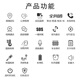 
Love percent elderly watch 4G full network connection elderly phone watch smart watch blood pressure measurement heart rate health one-click SOS alarm GPS anti-lost elderly positioning watch elegant black (precise positioning + intelligent protection + words loud and loud)