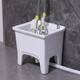 Lefit (lfte) bathroom ceramic mop pool balcony mop trough household Taiwan-controlled large, medium and small mop basin courtyard mop pool 927 Taiwan-controlled drain + faucet delivery to home