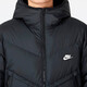 Nike men's down jacket, winter sportswear, running, fitness, windproof and casual outdoor cold-proof and warm hooded jacket, DV1132-010/black 695 hooded/85% gray duck down S, recommended 100-120Jin [Jin equals 0.5 kg]