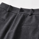 Shandubila winter temperament commuter skirt with slit hem straight skirt modern slimming mid-length skirt