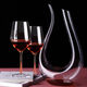 Spade crystal red wine cup decanter set household goblets lead-free red wine glass holder wholesale 1L cup + decanter with handle + G5 cup holder 6 pieces free