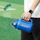 LOCK&LOCK small reservoir small ice bucket thermal insulation kettle outdoor travel large-capacity thermal kettle military training water cup blue - 1350ml