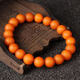 Minol's ancient collection-grade old beeswax frosted full-wax bracelet with a diameter of about 8.5mm