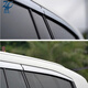 ZHENGPIN 22-25 Toyota Land Cruiser LC300 Rain and Rain Shield Land Cruiser Special Window Rain Shield Accessories Fully Electroplated 6-piece Set
