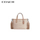COACH brand direct supply women's small portable shoulder crossbody bag tote bag latte color CW032 New Year gift