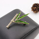 Xifei men's Chinese style bamboo brooch, corsage, literary style, gentleman's calmness, bamboo pin style brooch, suit and coat clothing accessories