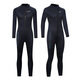 ZCCO New 5mm Diving Suit Men's Swimming Surfing Suit One-piece Thickened Diving Suit Women's Wear-Resistant Warm Diving Suit Black Men's S
