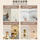 
XMSJ French pu lamp plate gypsum base round European ceiling ceiling decorative line engraved combination parquet lantern base lamp plate 7029-60cm 0mm